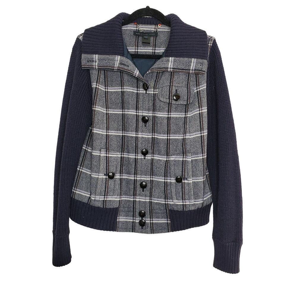 Marc by Marc Jacobs Plaid Bomber Jacket